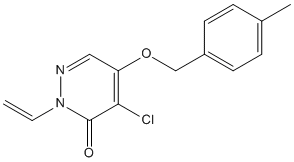 Molecular Structure of 120954-92-9 (3(2H)-Pyridazinone, 4-chloro-2-ethenyl-5-[(4-methylphenyl)methoxy]-)
